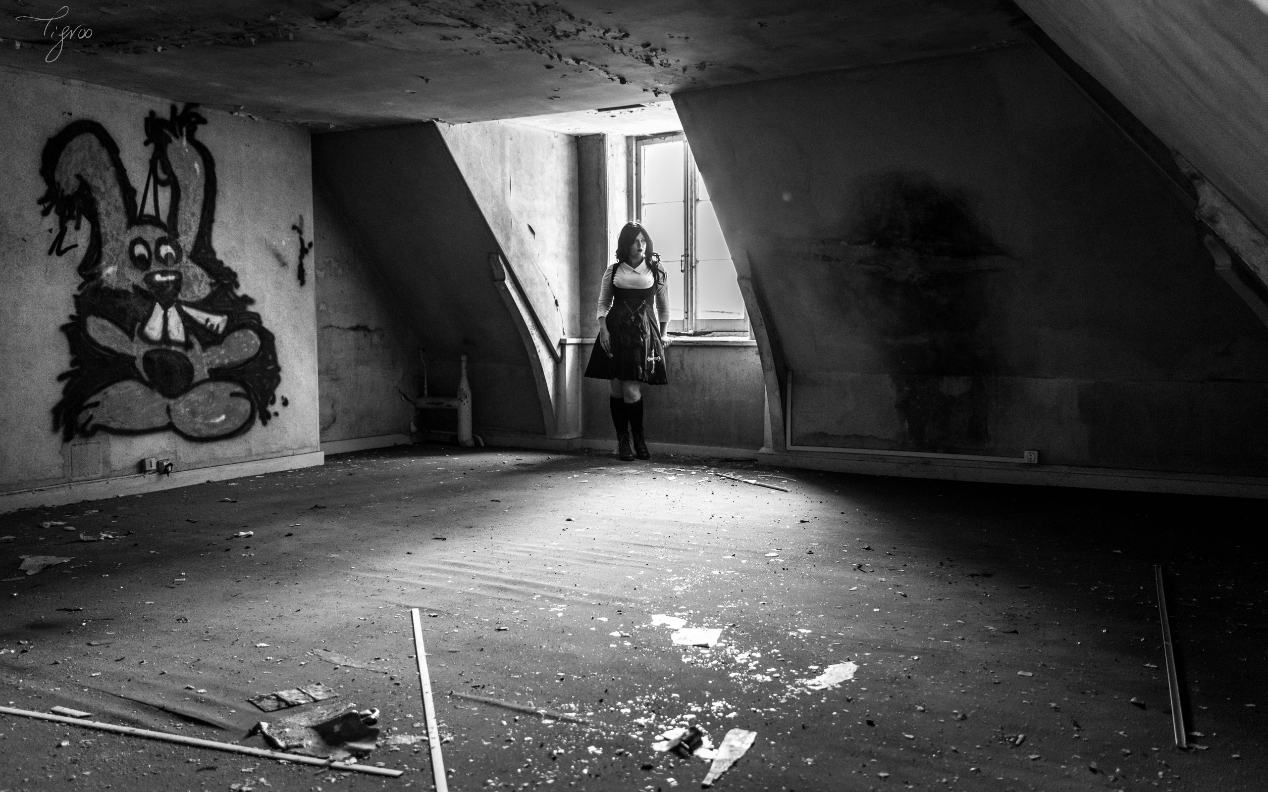 shooting photo photographes modèles urbex Halloween