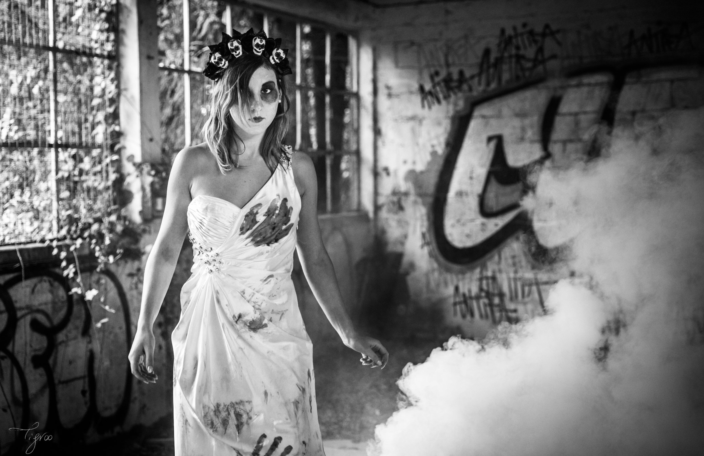 shooting photo photographes modèles urbex Halloween