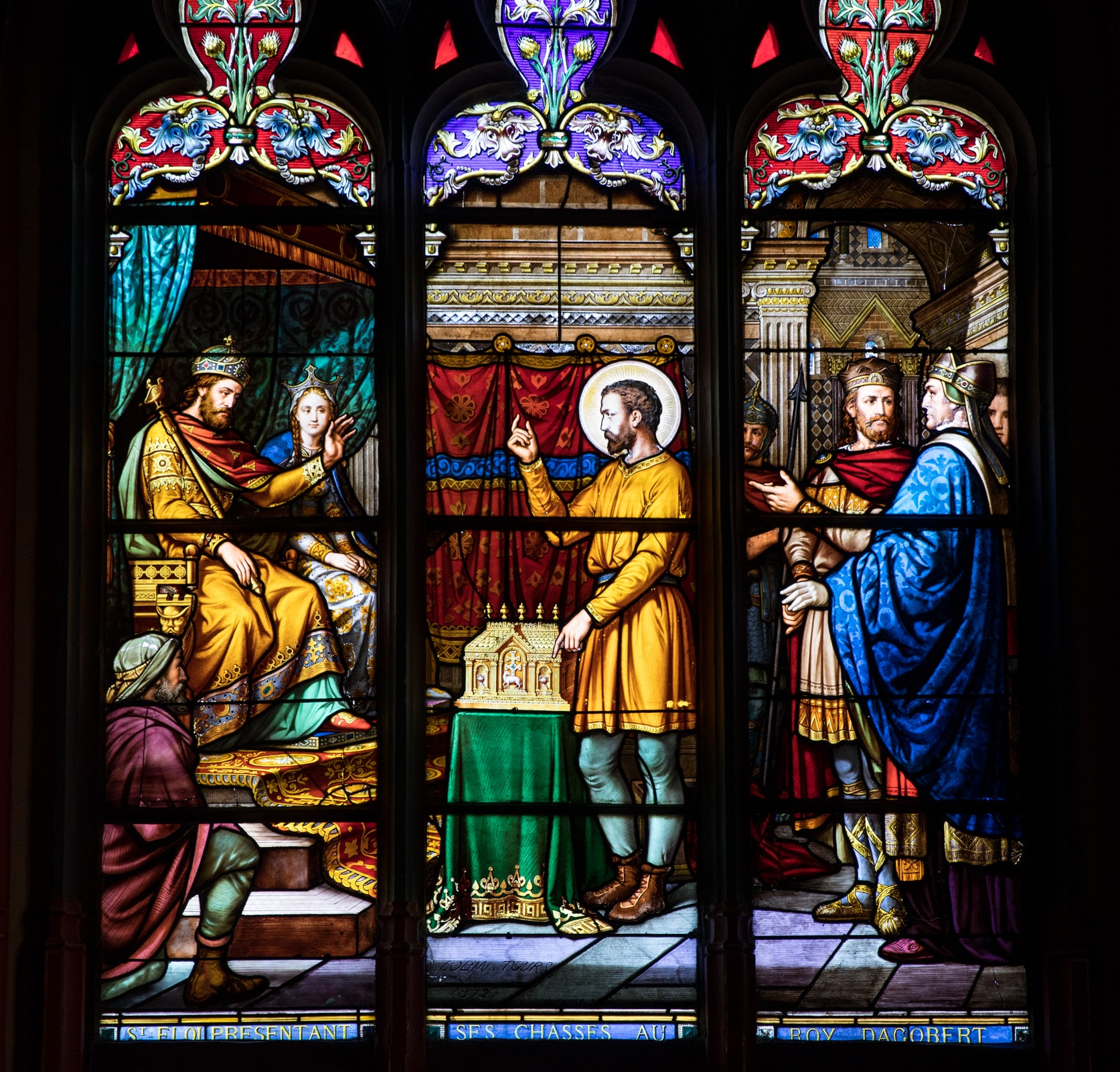 photographie Montargis vitraux église Sainte-Madeleine