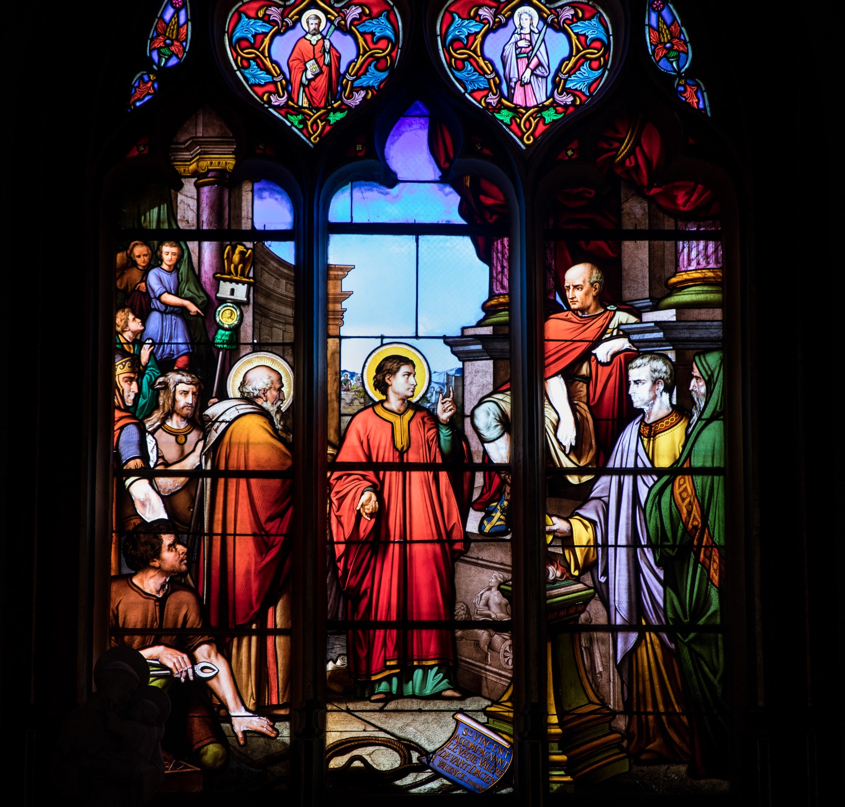 photographie Montargis vitraux église Sainte-Madeleine
