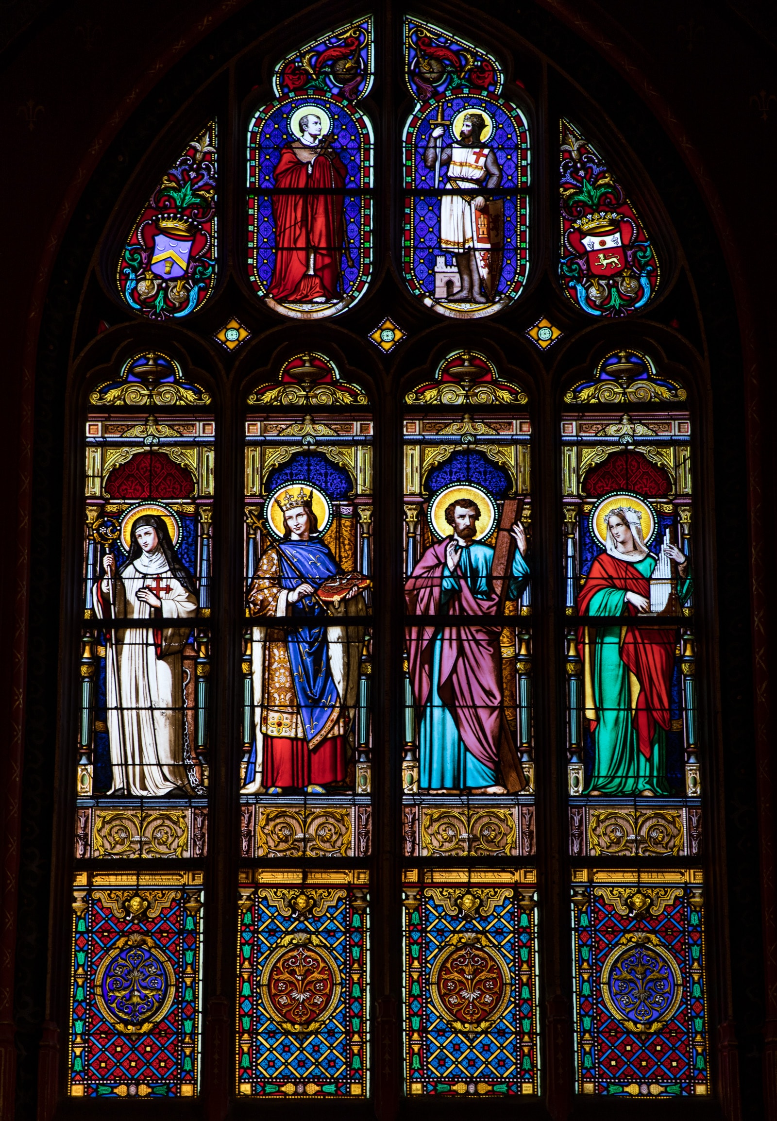 photographie Montargis vitraux église Sainte-Madeleine