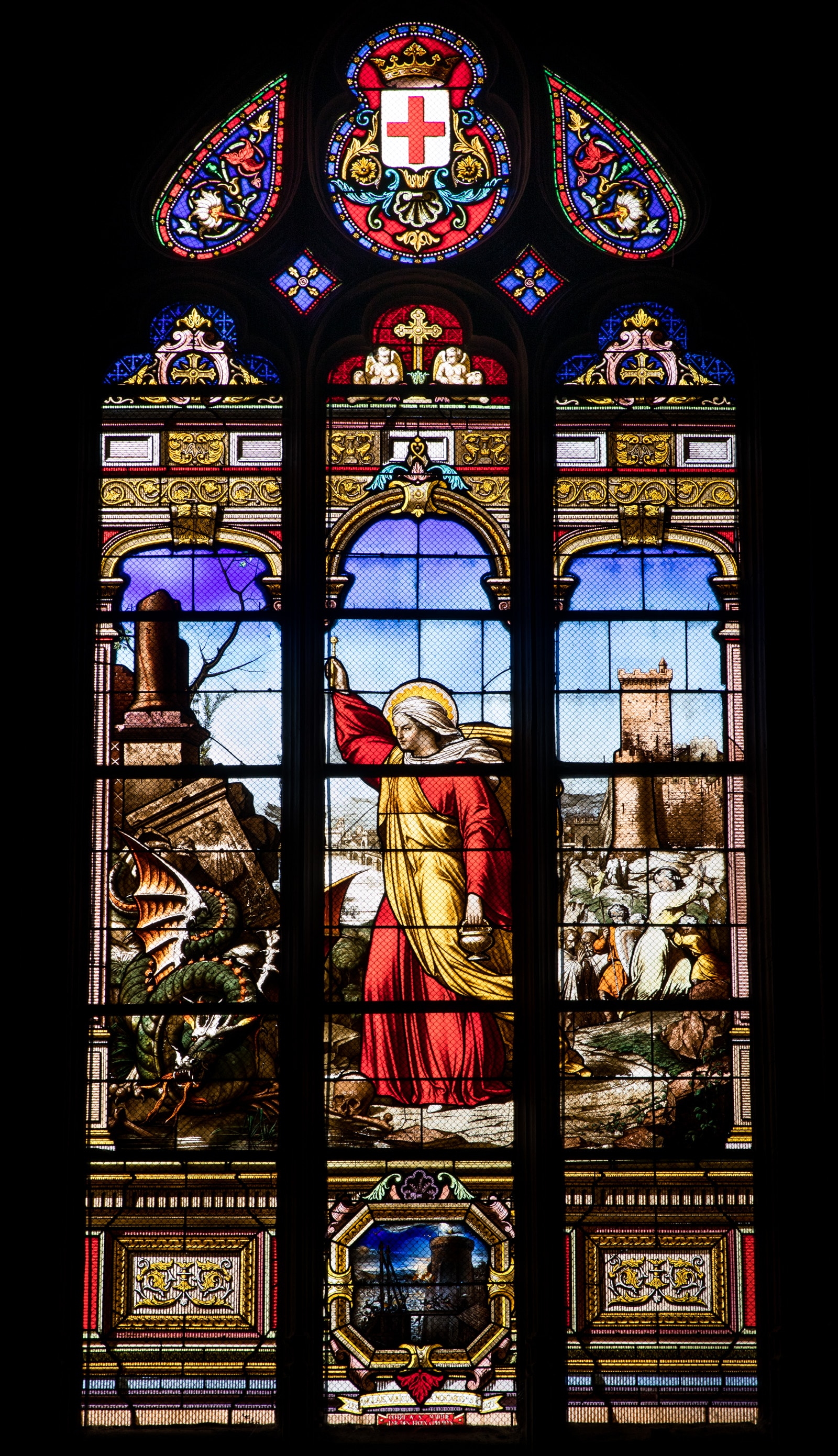 photographie Montargis vitraux église Sainte-Madeleine