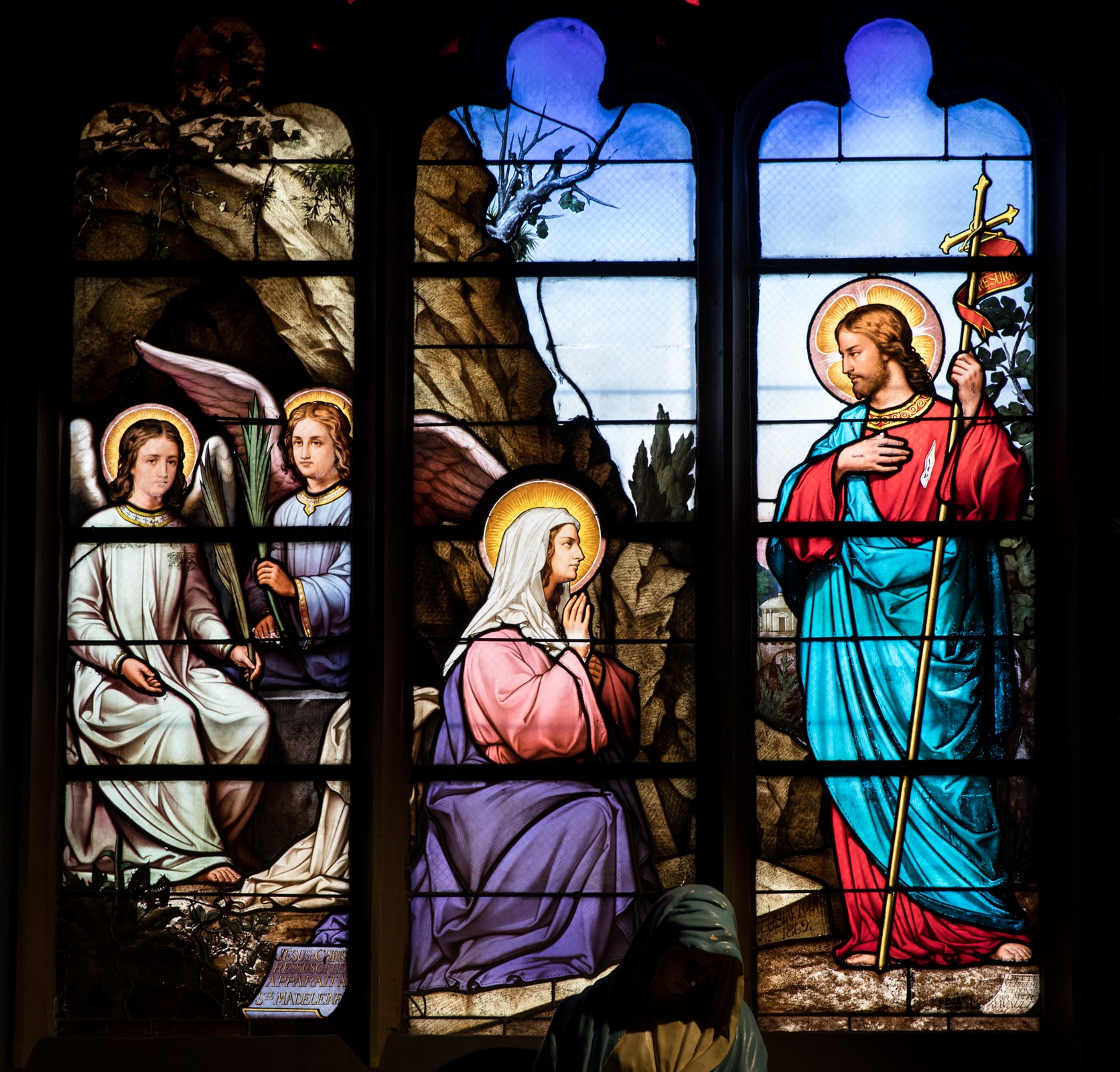 photographie Montargis vitraux église Sainte-Madeleine