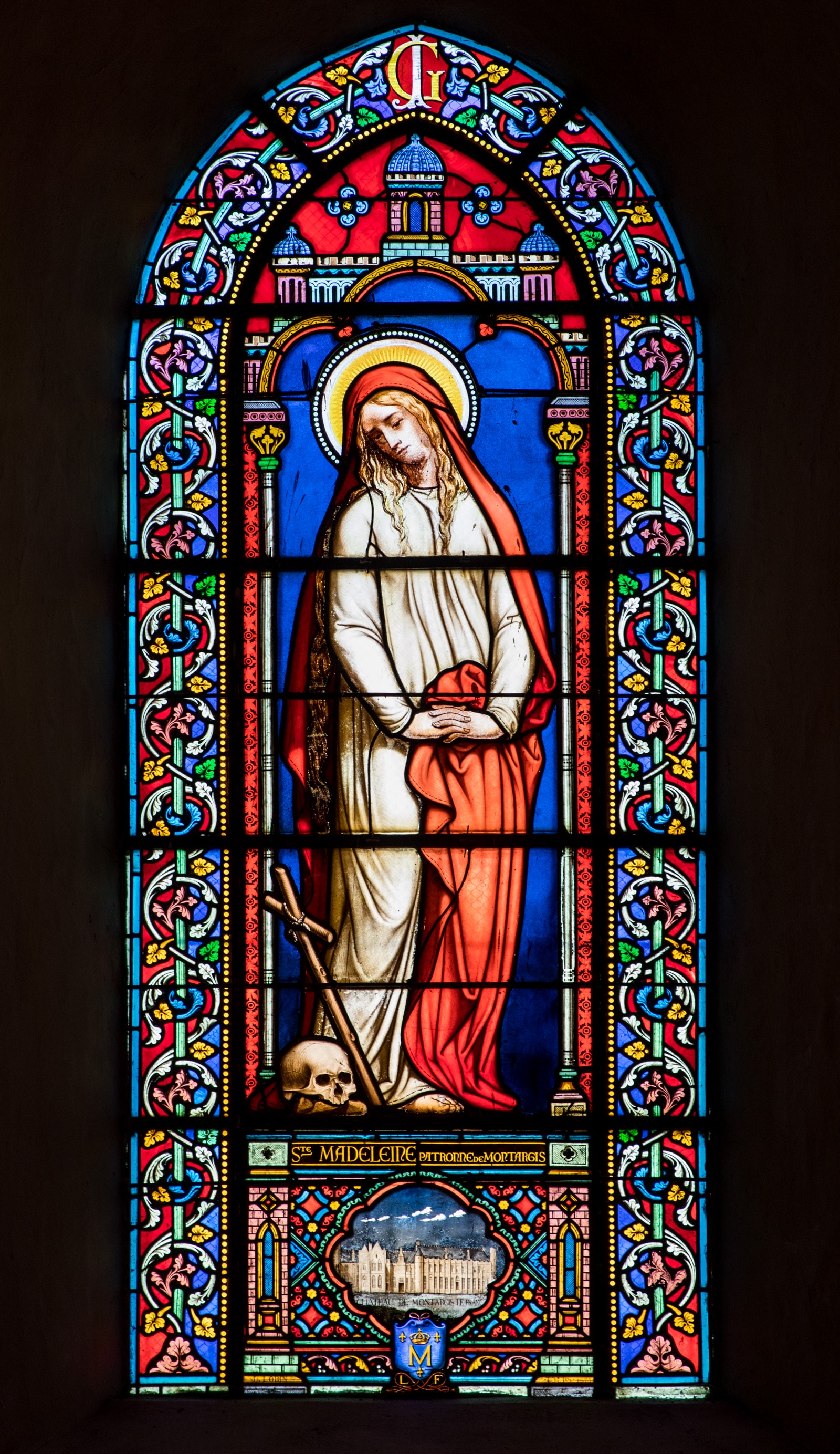photographie Montargis vitraux église Sainte-Madeleine